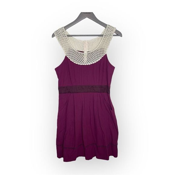 Anthropologie Floreat Cotton Sleeveless Dress Size 10 - Picture 2 of 5